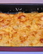 Куриная запеканка с ананасами и помидорами