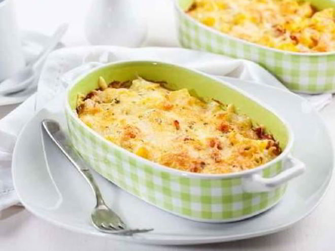 Рецепт макаронной запеканки с бараниной