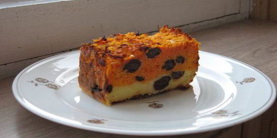 Морковно-творожная запеканка