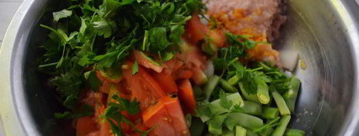 мясная запеканка с овощами и сыром. Шаг 3