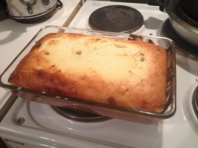 Рецепт нежной творожной запеканки с изюмом