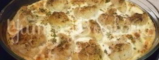 нежная запеканка из картофеля и цветной капусты. Шаг 13