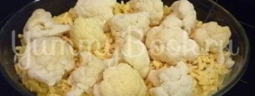 нежная запеканка из картофеля и цветной капусты. Шаг 9