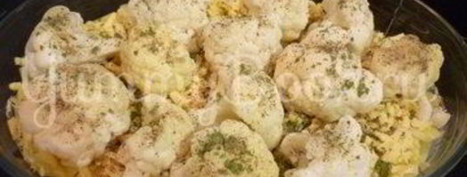 нежная запеканка из картофеля и цветной капусты. Шаг 10