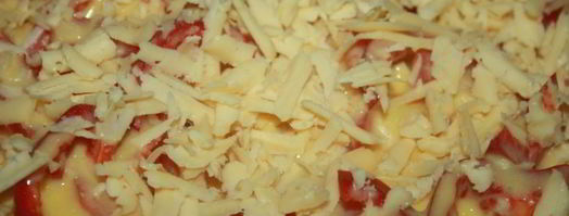 овощная запеканка с цветной капустой, сладким перцем и помидорами. Шаг 7