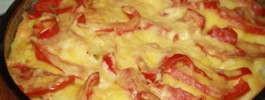 овощная запеканка с цветной капустой, сладким перцем и помидорами. Шаг 8