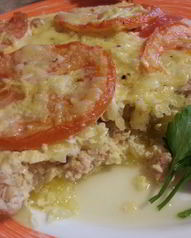 Запеканка с фаршем