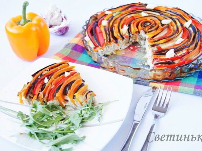 Рецепт радужной запеканки