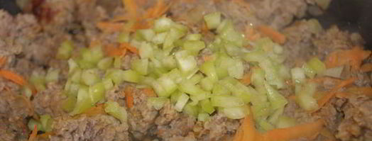 рисовая запеканка с фаршем и яйцами неженка. Шаг 5