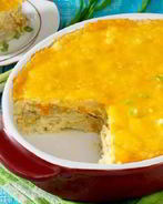 Рыбная запеканка с овощами