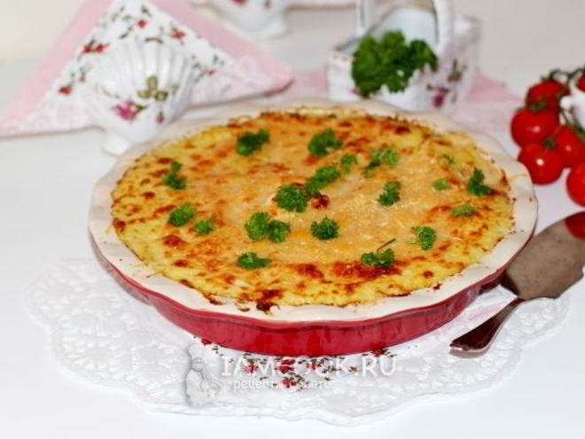 Рецепт рыбно-картофельной запеканка