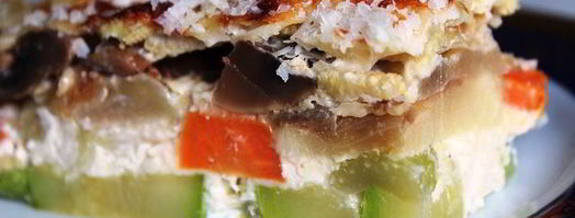 соте-запеканка из овощей с грибами. Шаг 15