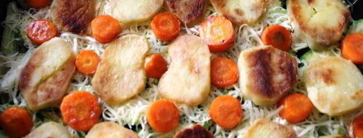 соте-запеканка из овощей с грибами. Шаг 5