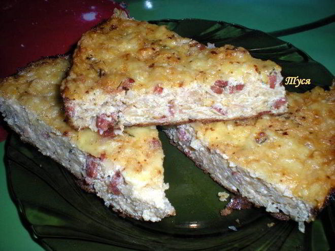 Рецепт сырной запеканки с капустой