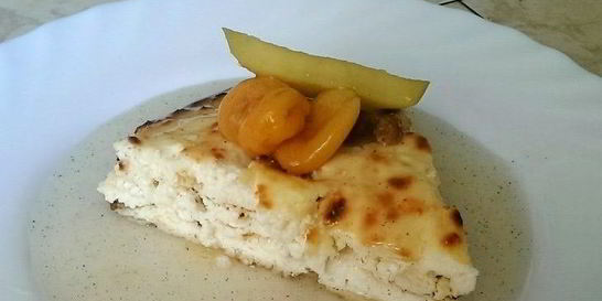 Творожная запеканка без масла