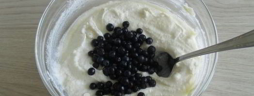 творожная запеканка с черникой. Шаг 7