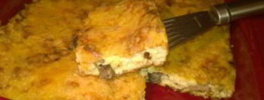 творожная запеканка с грибами. Шаг 7