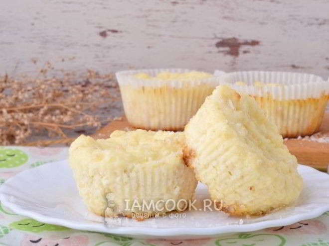 Рецепт творожной запеканки с кокосовой стружкой