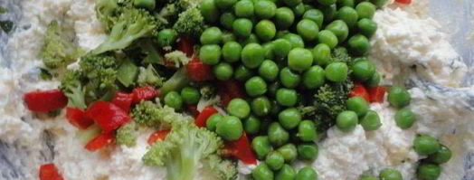 творожная запеканка с сыром и овощами. Шаг 9