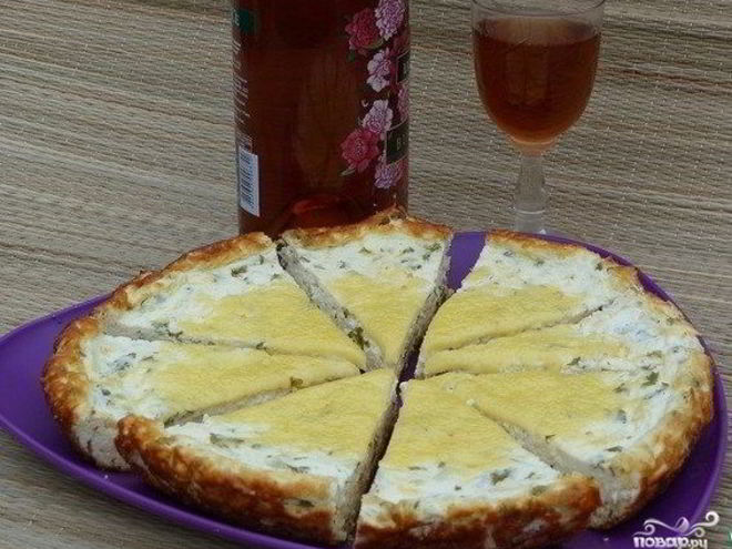 Рецепт творожной запеканки с зеленью