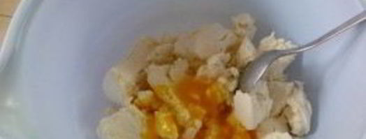 творожная запеканка с зеленью. Шаг 2