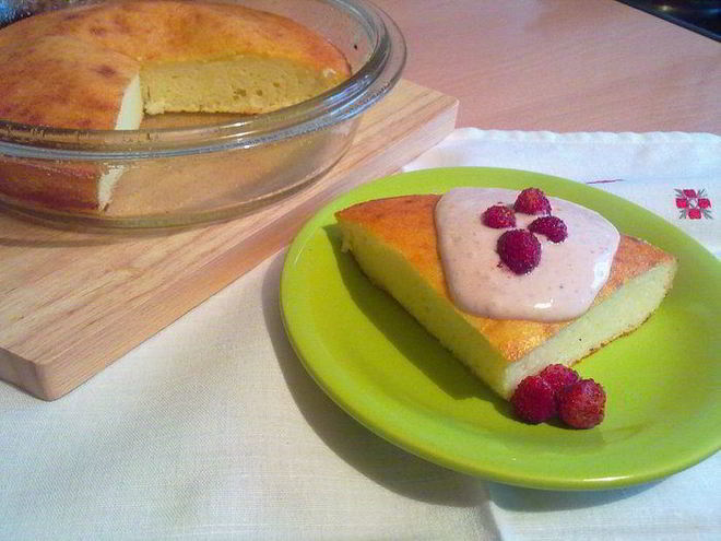 Рецепт творожной запеканки-суфле