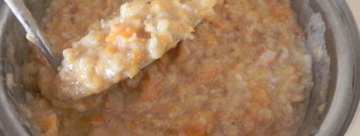 тыквенно-банановая запеканка под ореховой крошкой. Шаг 5