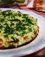 Воздушная запеканка с кабачками и рисом