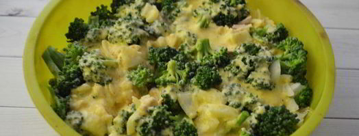 яичная запеканка с брокколи. Шаг 6