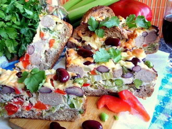 Рецепт запеканки из бобовых с фрикадельками