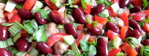 запеканка из бобовых с фрикадельками. Шаг 12