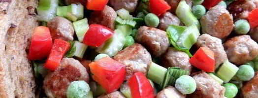 запеканка из бобовых с фрикадельками. Шаг 8