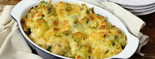 запеканка из брокколи и цветной капусты. Шаг 3