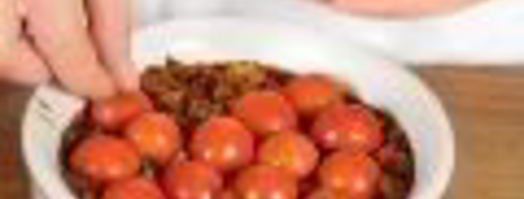 запеканка из чечевицы с помидорами и беконом. Шаг 6