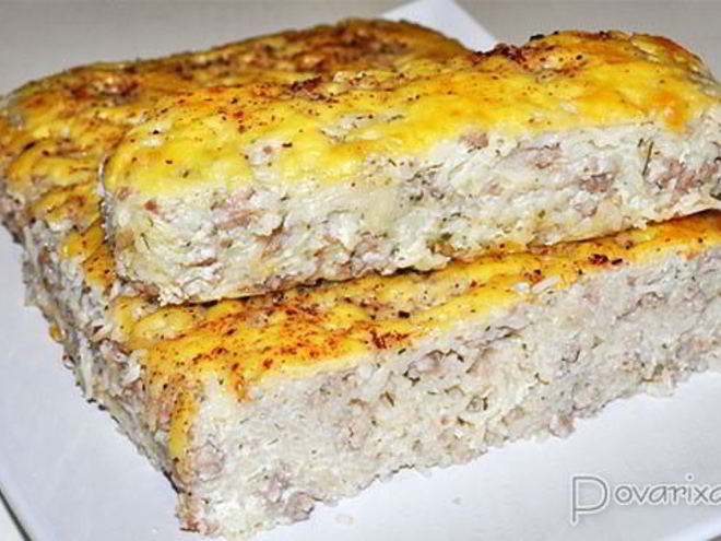 Рецепт запеканки из фарша с вермишелью