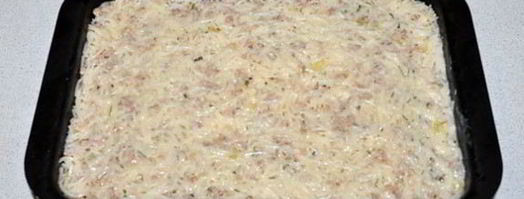 запеканка из фарша с вермишелью. Шаг 6
