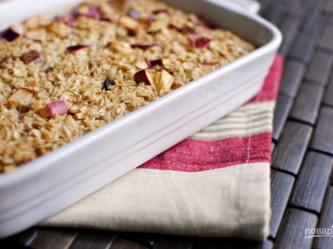 Рецепт запеканки из геркулеса