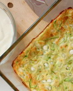 Запеканка из кабачка с зерненым творогом