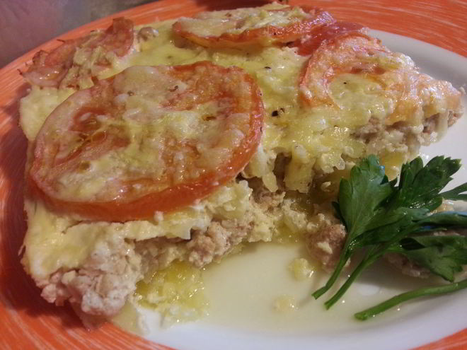 Рецепт запеканки из кабачков и фарша индейки