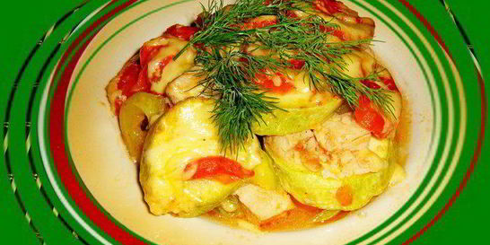 Запеканка из кабачков