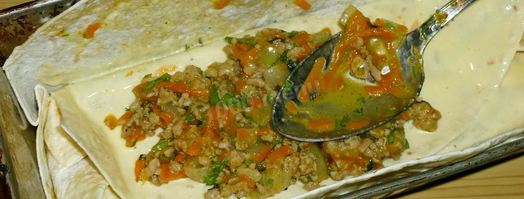 запеканка из лаваша с фаршем мясным в духовке. Шаг 20