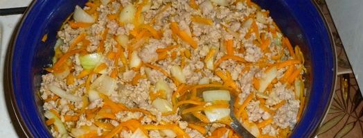 запеканка из лаваша с фаршем мясным в духовке. Шаг 6