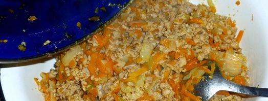 запеканка из лаваша с фаршем мясным в духовке. Шаг 7