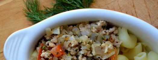 запеканка из макарон и фарша. Шаг 3