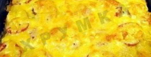 запеканка из макарон с курицей в духовке. Шаг 6