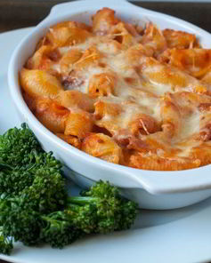 Запеканка из макарон с ветчиной