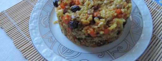 запеканка из риса с чечевицей. Шаг 10