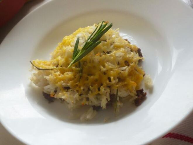 Рецепт запеканки из риса с фаршем для детей