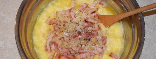 запеканка из тертого картофеля с грудинкой. Шаг 5