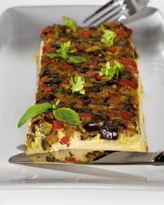 Запеканка из цветной капусты с рататуем